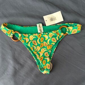 Dippin' Daisy's Green and Yellow Bikini Bottom